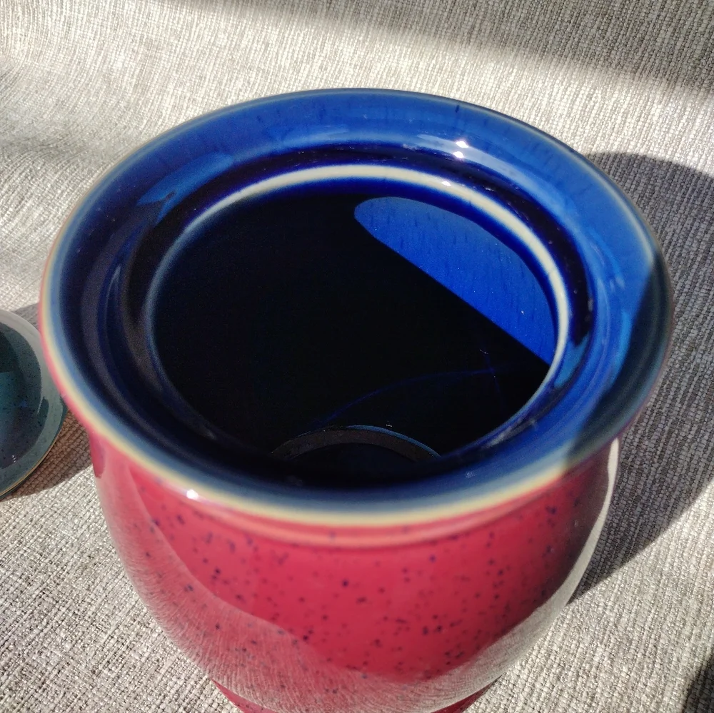 Harlequin 6" Storage Jar w/Lid By Denby - Picture 12 of 16